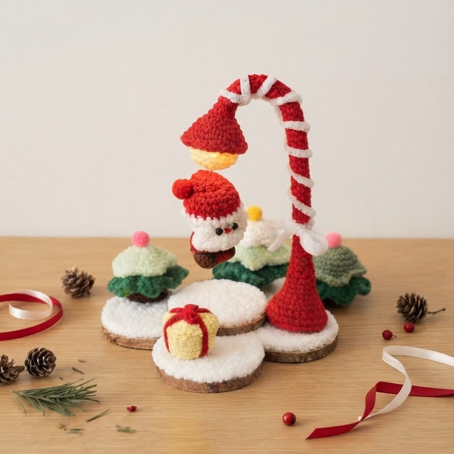 SANTA LANTERN CROCHET PATTERN