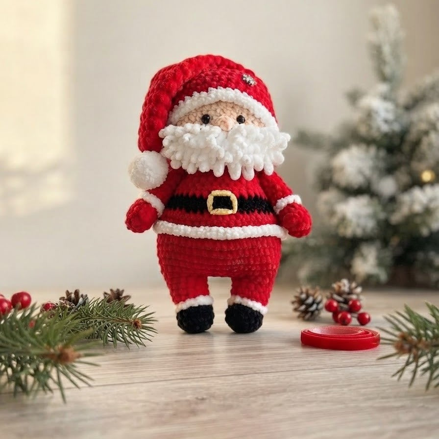 SANTA PLUSHIE CROCHET PATTERN