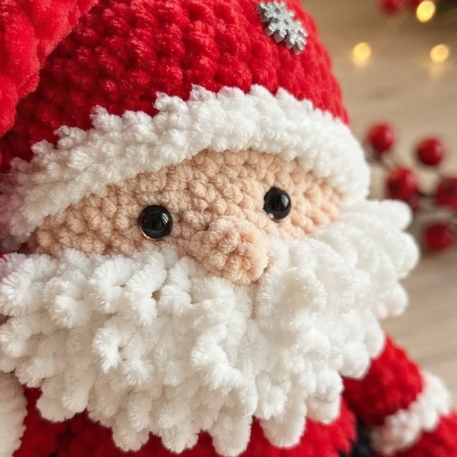 SANTA PLUSHIE CROCHET PATTERN