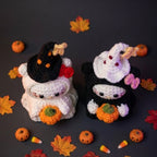 KITTY WITH PUMPKIN CROCHET PATTERN