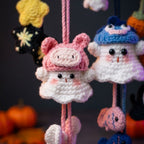 6in1 GHOST SWING CAR HANGERS CROCHET PATTERN