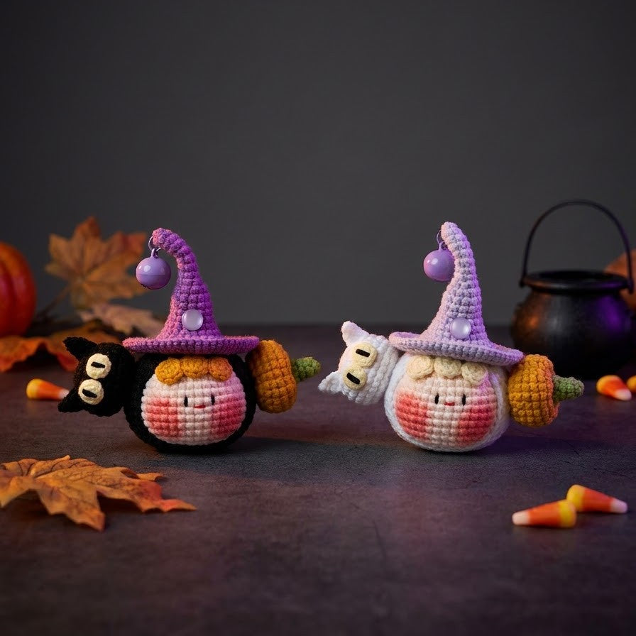 LITTEL WITCH & CAT CROCHET PATTERN