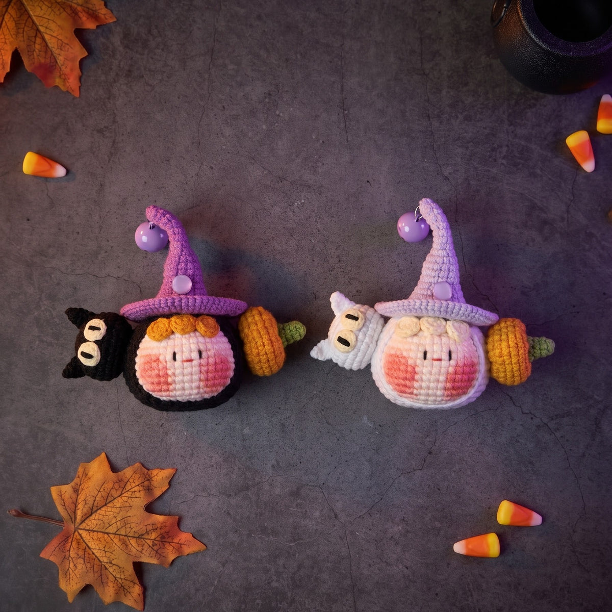 LITTEL WITCH & CAT CROCHET PATTERN