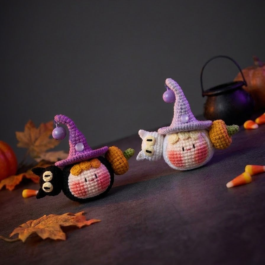 LITTEL WITCH & CAT CROCHET PATTERN