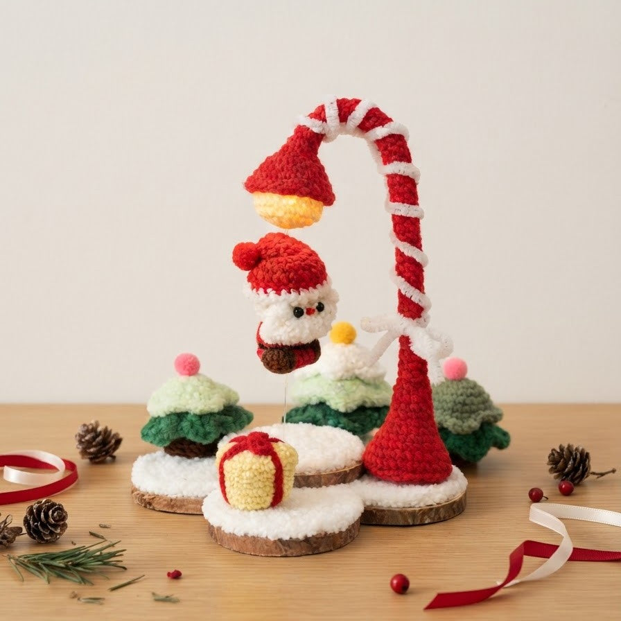 SANTA LANTERN CROCHET PATTERN