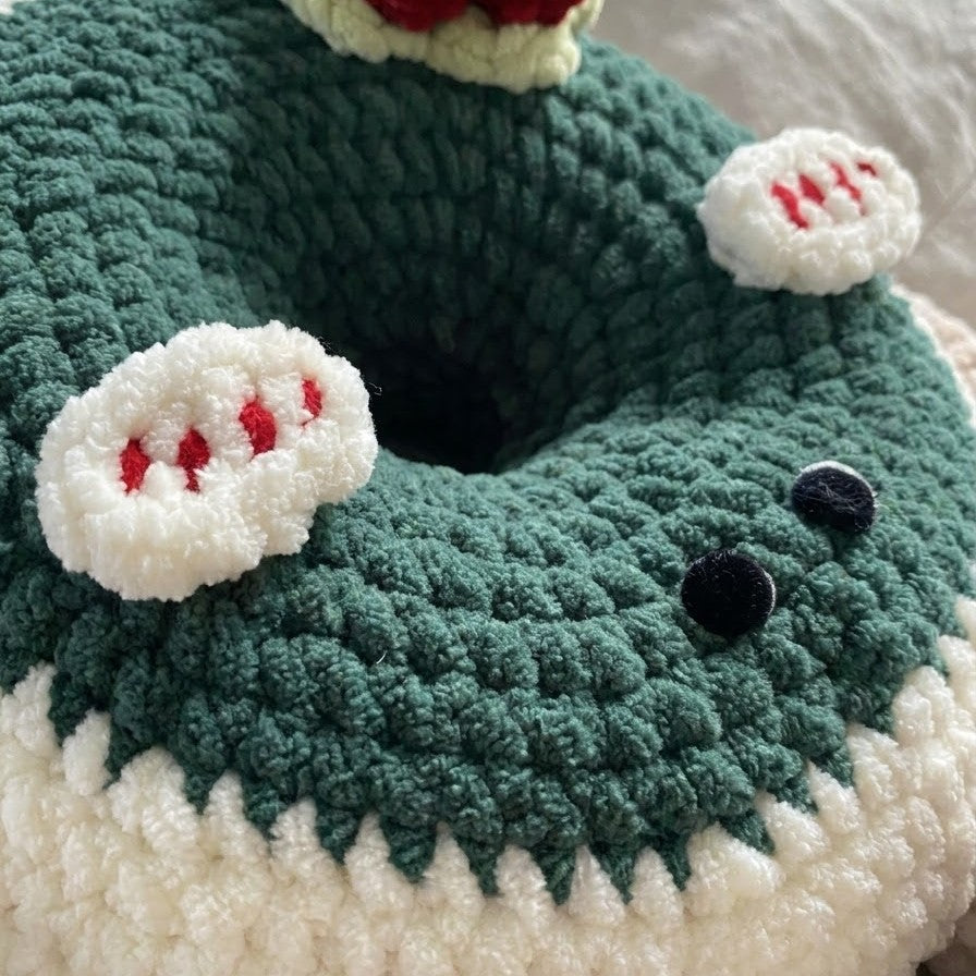 CHRISTMAS WREATH (2SIDE) CROCHET PATTERN