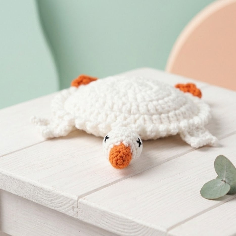 LITTLE GOOSE COASTER CROCHET PATTERN