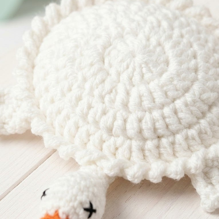 LITTLE GOOSE COASTER CROCHET PATTERN