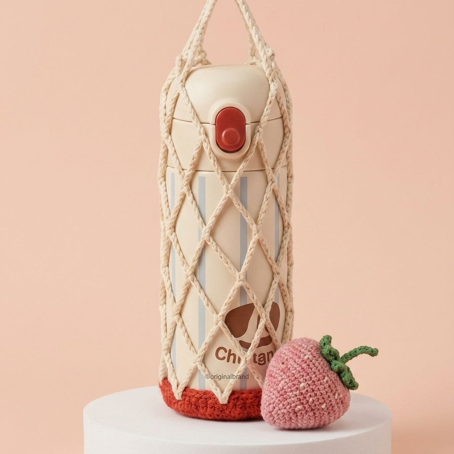 BUNDLE DRINK FRUIT MESH BAG CROCHET PATTERN